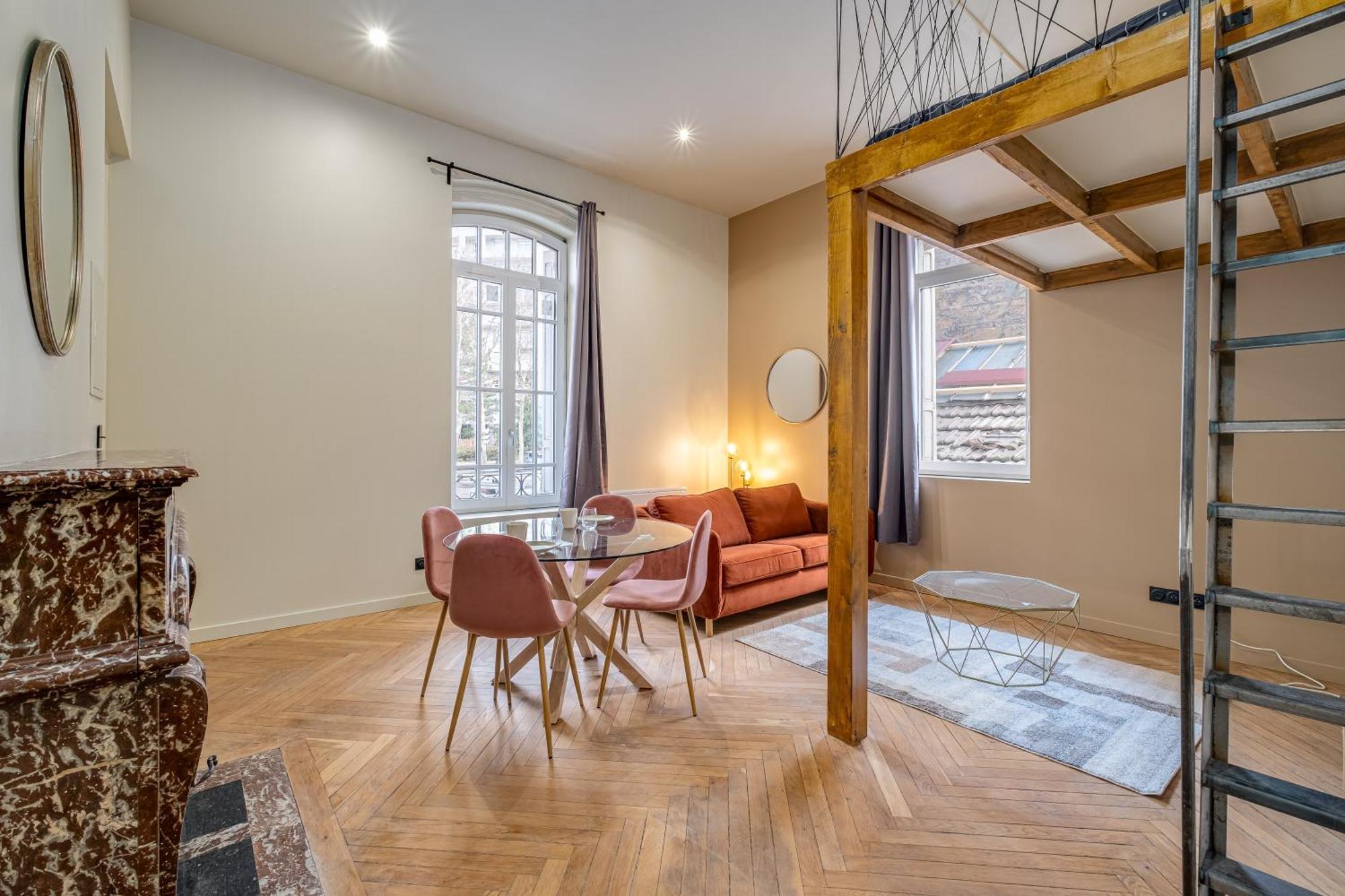 Le Poudre Cours Fauriel Magnifique Appartement سانت إتيان المظهر الخارجي الصورة